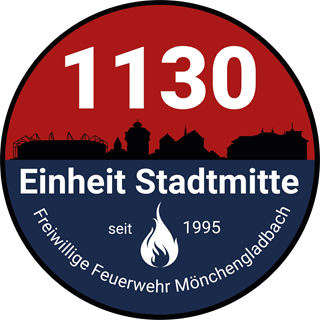 Wappen der Freiwilligen Feuerwehr Mönchengladbach, Einheit 1130 Stadtmitte, seit 1995
